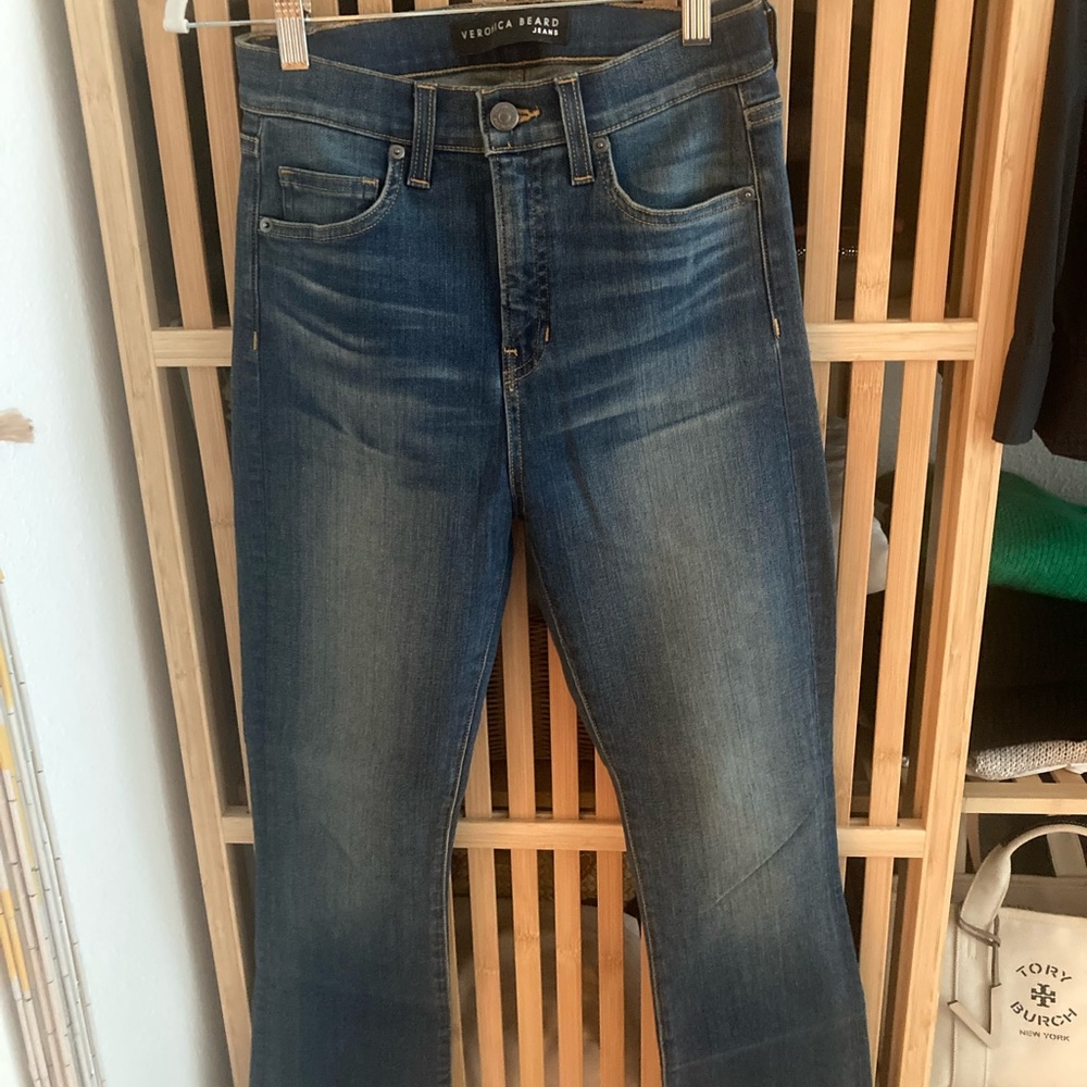 Veronica Beard Danni Kick Flare Jeans high rise size 26/2